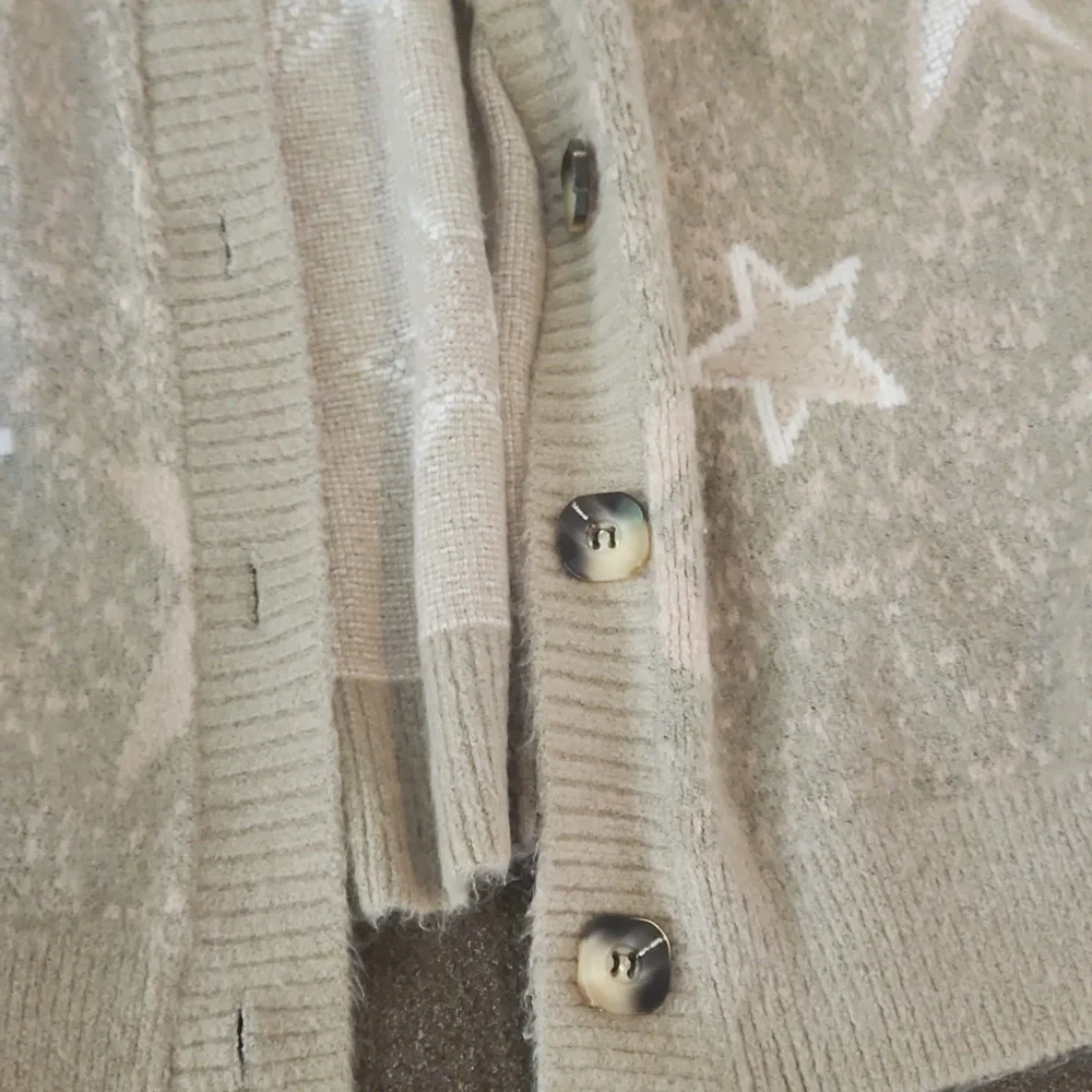Goodnight Macaroon Tan Star Cardigan